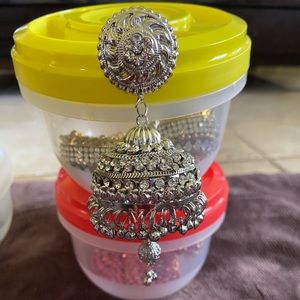 Two pairs Indian earrings jhumka. Brand new